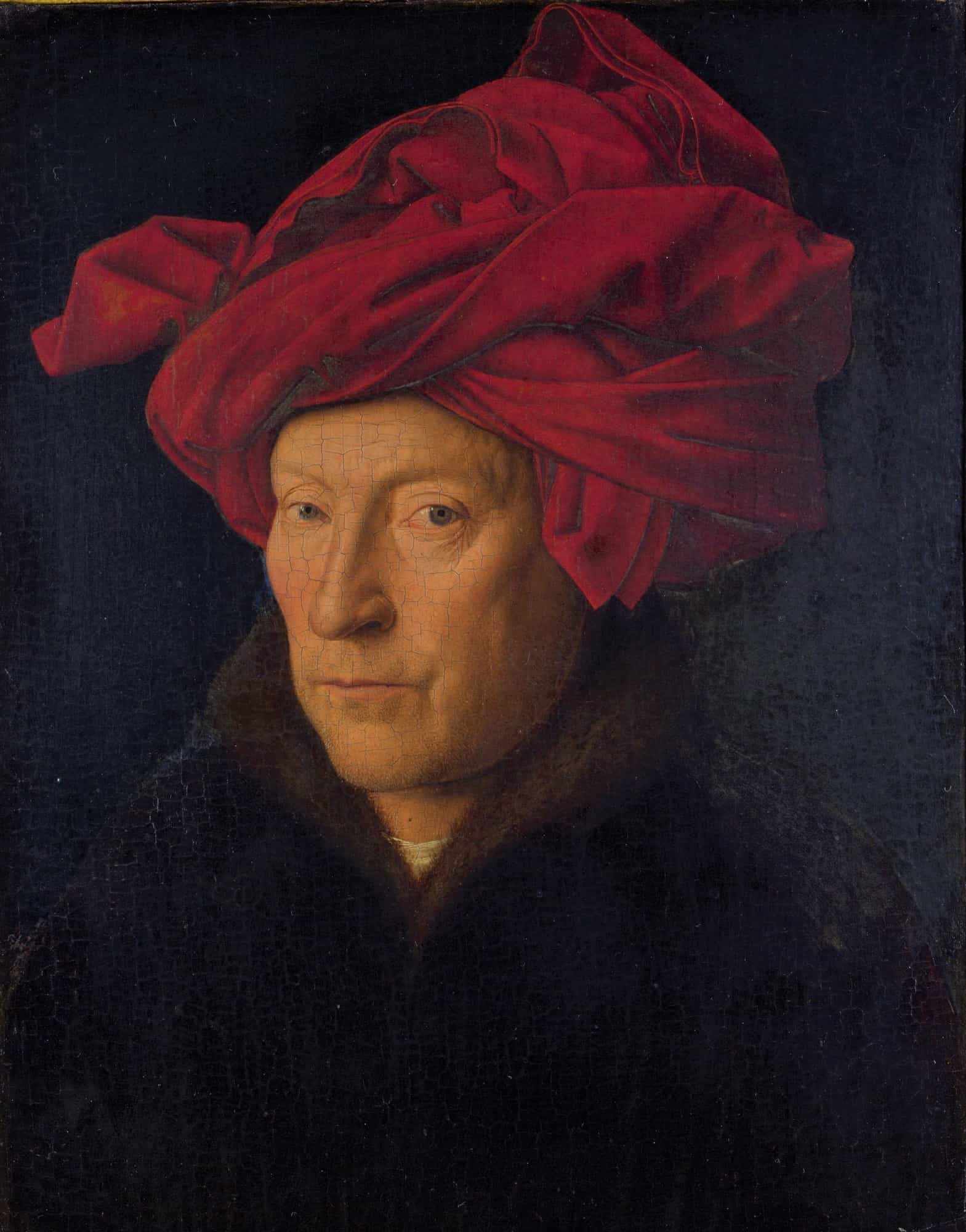 《男性の肖像》 ヤン・ファン・エイク  【1434年】
